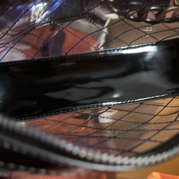 Steve Madden NWT Black & Transparent 2 Shoulder Straps Concert Bags  (P059) - Picture 11 of 11